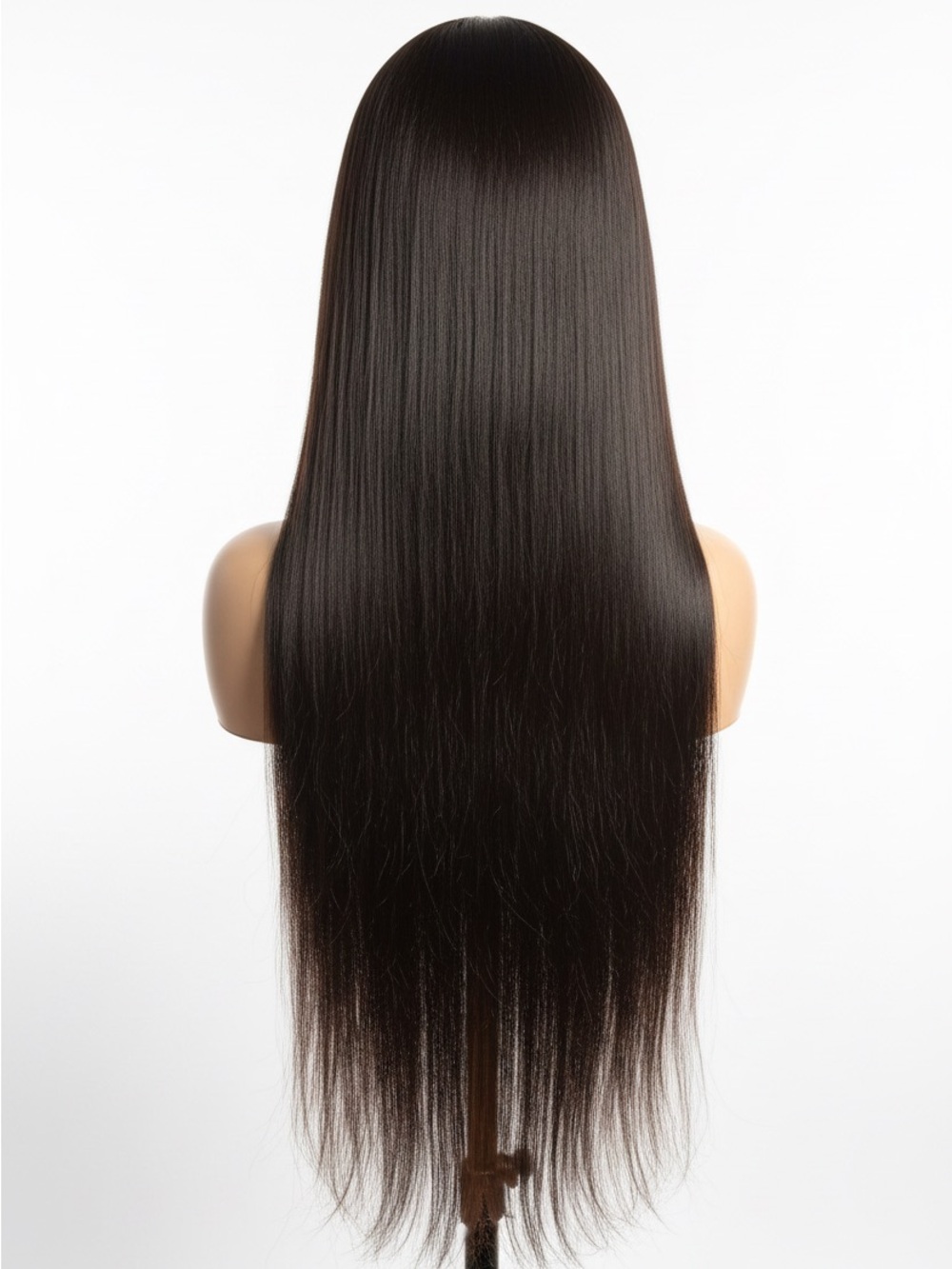 Sleek Long Straight Women's Wig - Black